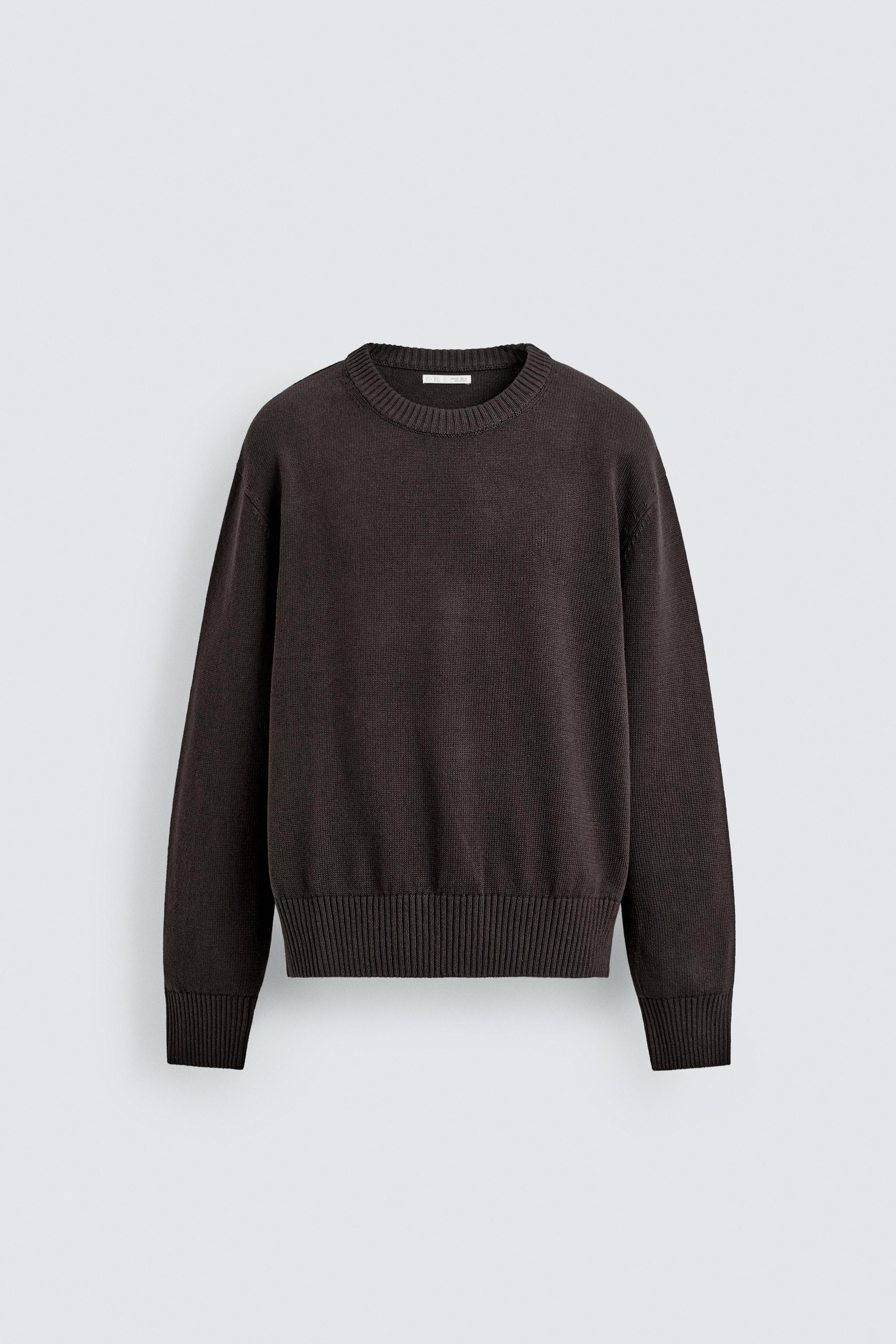 REGULAR FIT COTTON-LINEN JUMPER